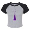 Women's Micro Rib Raglan Baby Tee Thumbnail