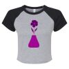Women's Micro Rib Raglan Baby Tee Thumbnail