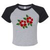 Women's Micro Rib Raglan Baby Tee Thumbnail