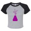 Women's Micro Rib Raglan Baby Tee Thumbnail