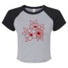 Women's Micro Rib Raglan Baby Tee Thumbnail