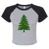 Women's Micro Rib Raglan Baby Tee Thumbnail
