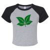 Women's Micro Rib Raglan Baby Tee Thumbnail