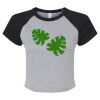 Women's Micro Rib Raglan Baby Tee Thumbnail
