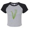 Women's Micro Rib Raglan Baby Tee Thumbnail