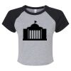 Women's Micro Rib Raglan Baby Tee Thumbnail
