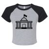 Women's Micro Rib Raglan Baby Tee Thumbnail