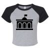 Women's Micro Rib Raglan Baby Tee Thumbnail