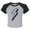 Women's Micro Rib Raglan Baby Tee Thumbnail