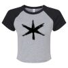 Women's Micro Rib Raglan Baby Tee Thumbnail